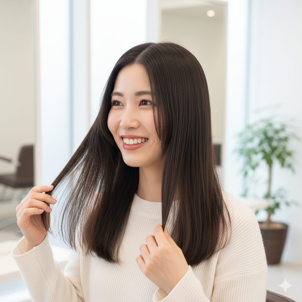 アボカドヘアでプレミアム 縮毛矯正をしたら、過去一番髪が生まれ変わった！/口コミ_女性/20代