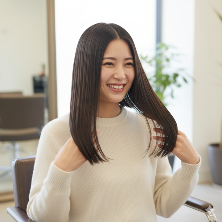 今年の夏こそ、本町アボカドヘアーのオーダーメイド縮毛矯正で髪質改善！の画像